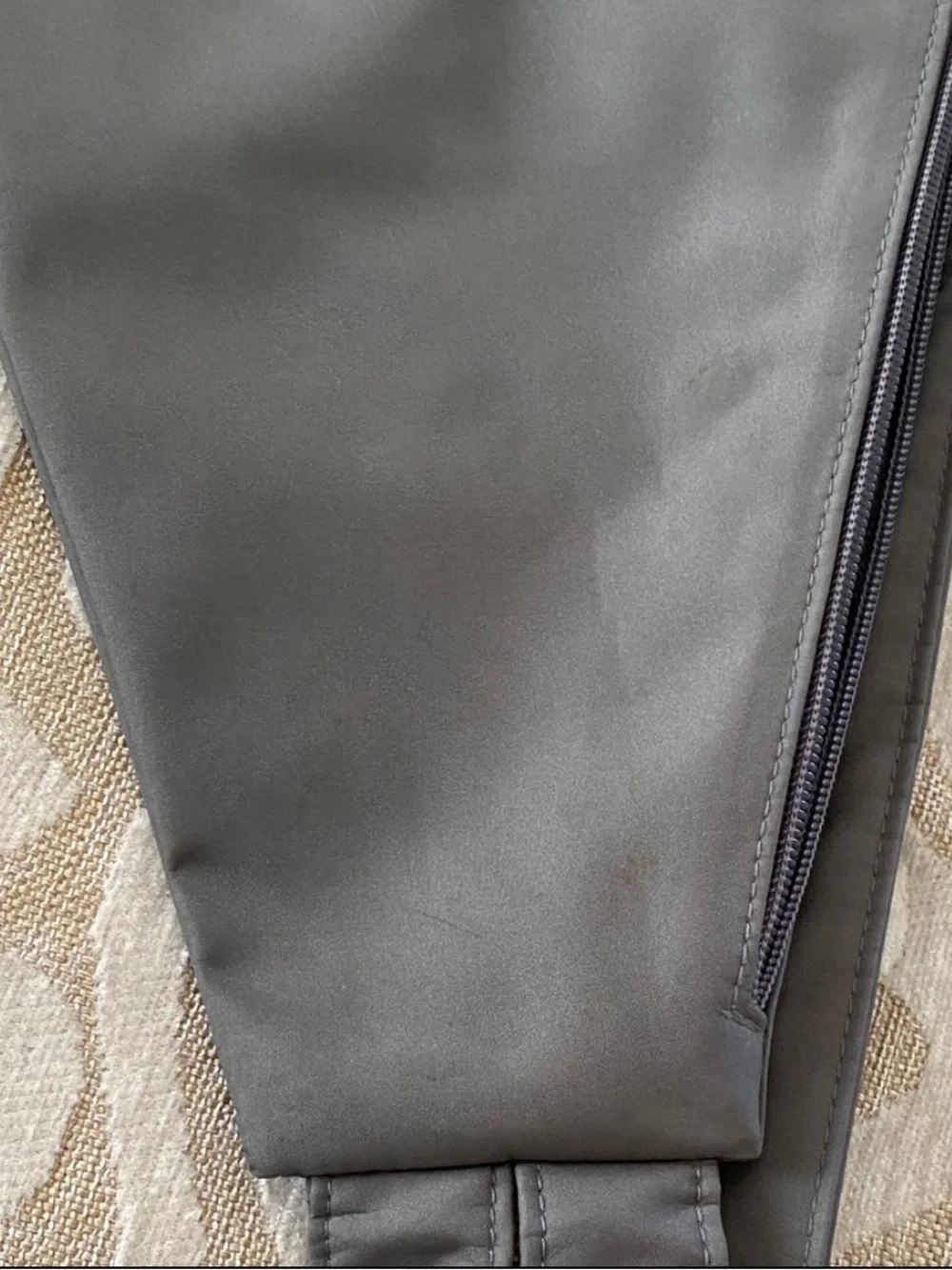 Vintage Giorgio Armani Parfums Gray Triangle Backpack Unisex Rare